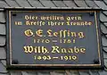 Commemorative plaque
