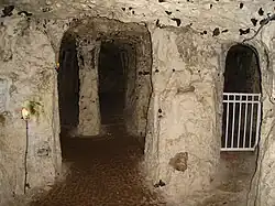Chapel in the underground city of Naours