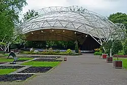 Music pavilion and music garden