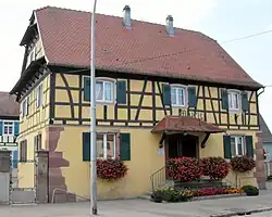 The town hall in Grussenheim