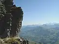 View during the ascent