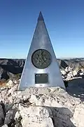The pyramid at the summit