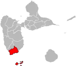 Location of Trois-Rivières