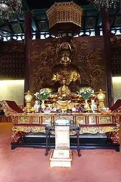 Statue of Guanyin at Liurong Temple in Guangzhou, China.