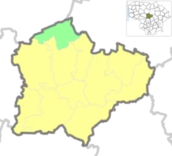 Location of Gudžiūnai eldership