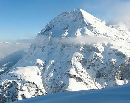 West aspect in winter
