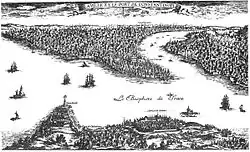 View of Constantinople, with the Topkapi Palace, ca. 1672