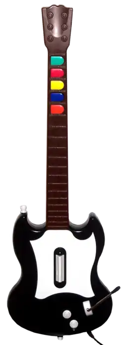 Image 48Guitar Hero controller (2005) (from 2000s in video games)