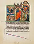 The Church triumphs over the evils of carnal desires and vices, f.&nbsp;32v