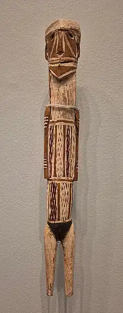 "Gumurrwaymi" (The woman of Bremer Island), by Aboriginal Australian artist Mawalan Marika (1952)