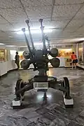 A quad towed mount DShK AA