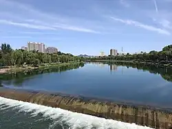 Bai River, marking the border between Guoyuan and Gulou, 2025