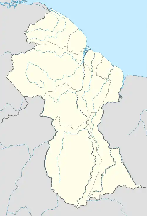 Tuschen is located in Guyana