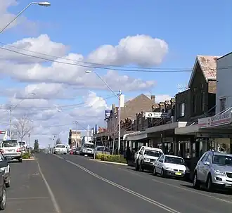 Main street of Guyra