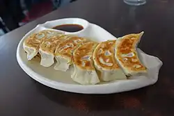 Gyoza usually contain pork.