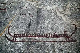 Boat petroglyph, Tanum, Sweden