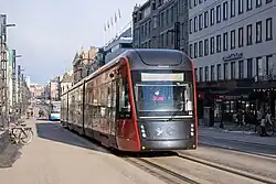 Tram on Hämeenkatu