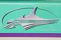 H5 logo, depicting Hokkaido and a Gyrfalcon