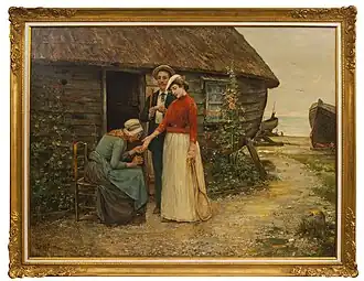 Fortuneteller, oil on canvas, 1888, Private collection