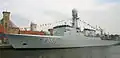 HDMS Thetis (F357) dockside in Odense Harbour, December 2006