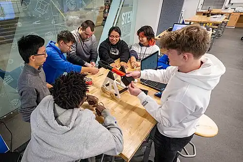Students in APL's STEM Academy program