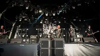 Discharge performing live in 2022