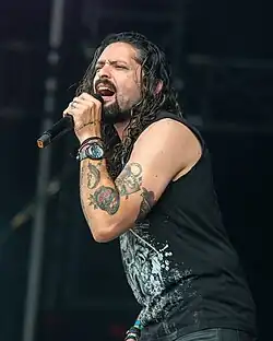 Romero performing with the Michael Schenker Group in 2022
