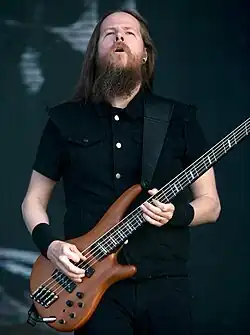 Koskinen with Nightwish at Hellfest in 2022
