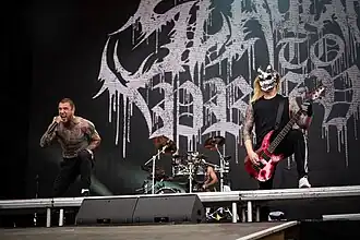 Slaughter to Prevail performing at Hellfest in 2024