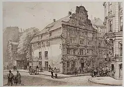 The large building in Alte Gröningerstraße 20, bought in 1755 by Paul Berenberg as seat of the Berenberg company