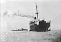 HMAT Ballarat sinking, Phoenix to the left