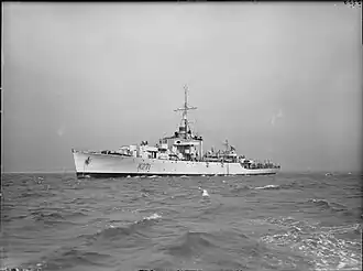 A small warship