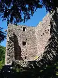 Ruins of the corner tower