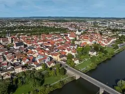Aerial view of Haßfurt