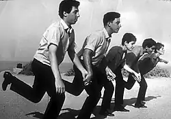 The Roosters in 1963.