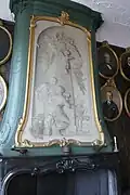 Over the mantel grisaille for the Hofje van Noblet painted in 1763