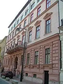 The Hadik-Barkóczy Palace (Ede Lux, 1912), Múzeum utca 5. Built for Count Endre Hadik-Barkóczy.