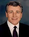 Senator Chuck Hagel from Nebraska (1997–2009)[14]