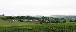 Panorama of the village of uk:Hayok, Berezhany district. Panorama of the village of Hayok from the road uk:Berezhany - uk:Narayiv