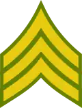 Sargento segundo (Guatemalan Army)[9]