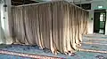 Part of the prayer hall reserved for female worshippers.
