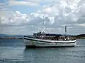 The tour boat on the way back to Torekov.