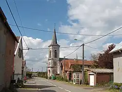 The church of Halloy