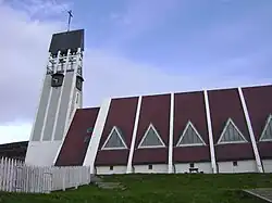 North side of church