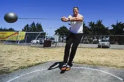 The contemporary version of the hammer throw