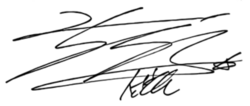 Signature of Han Sunhwa