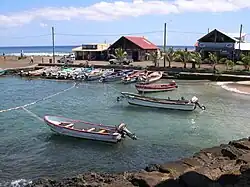 Harbour in Hanga Roa