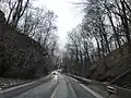 Hanging Rock, looking south on PA Route 320, 2019