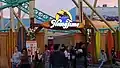 HangTime's entrance on a busy day