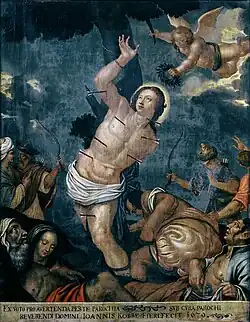 The Martyrdom of Saint Boštjan by Hans Georg Geiger a Geigerfeld, 1679